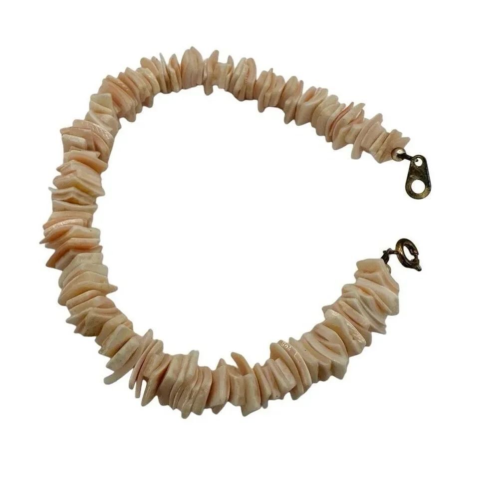 Pink puka shell bracelet - Picture 8 of 8